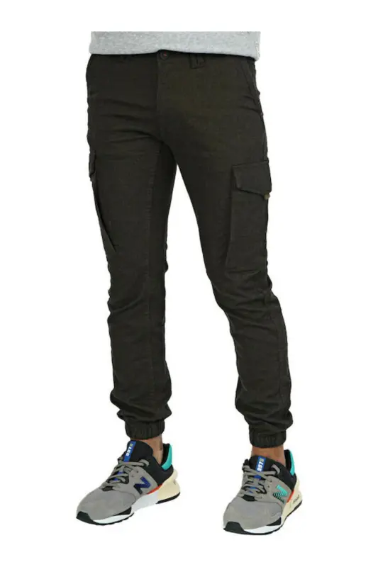 Jack&Jones 12178113 Paul Flake Olive Night Kargo Shimlar Kulrang - 1
