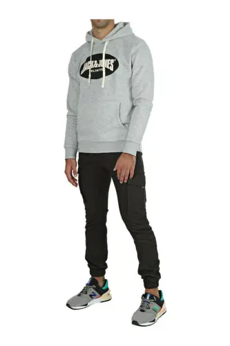 Jack&Jones 12178113 Paul Flake Olive Night Kargo Shimlar Kulrang - 3