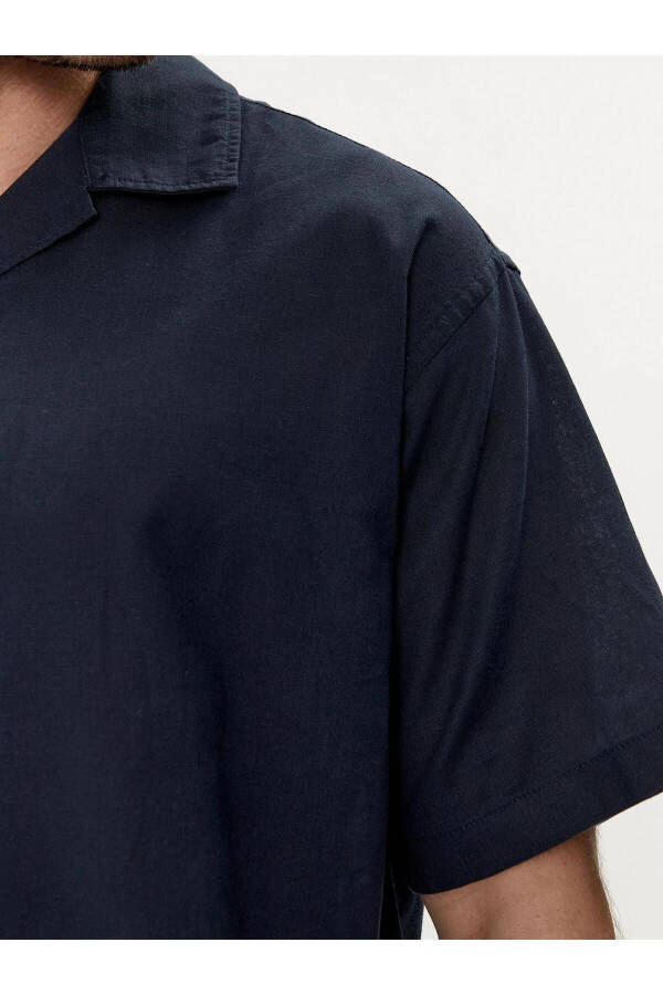 JACK&JONES 12248594 linen blend short sleeve shirt - 5