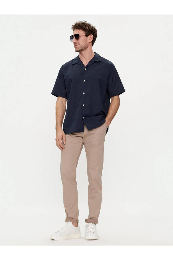 JACK&JONES 12248594 linen blend short sleeve shirt - 2