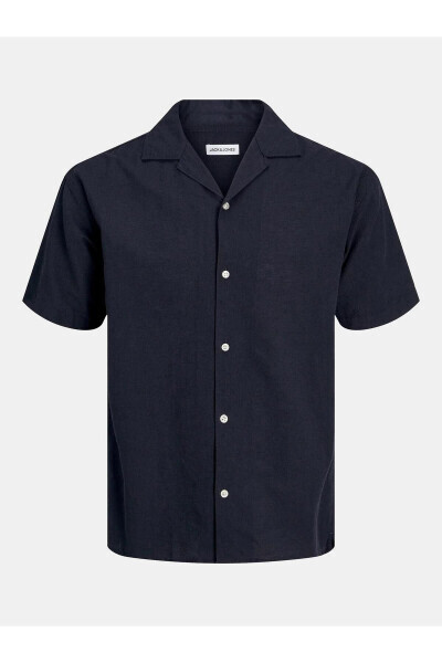 JACK&JONES 12248594 linen blend short sleeve shirt - 6