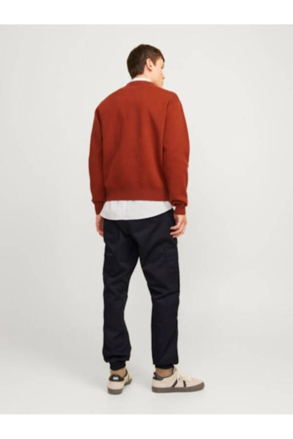 Jack&Jones 12258324 JPSTKANE JJROUPE JOGGER Kargo Pantolon Siyah - 4