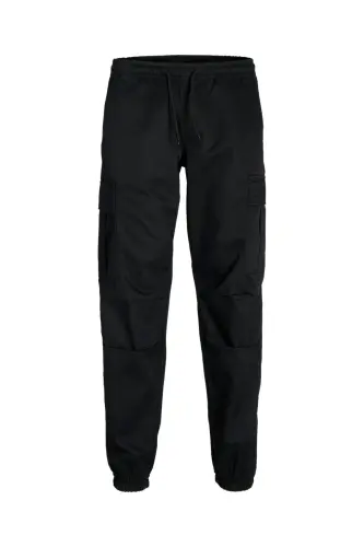 Jack&Jones 12258324 JPSTKANE JJROUPE JOGGER Kargo Shimini Qora - JACK & JONES (1)
