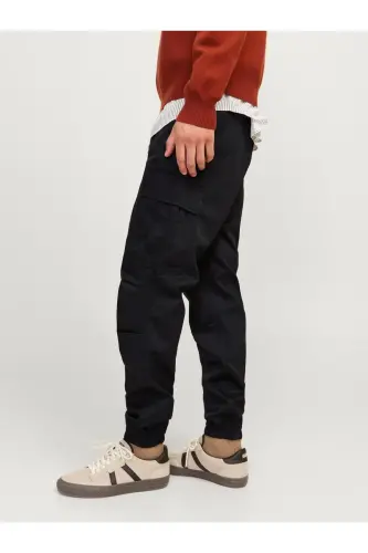 Jack&Jones 12258324 JPSTKANE JJROUPE JOGGER Kargo Shimini Qora - 7
