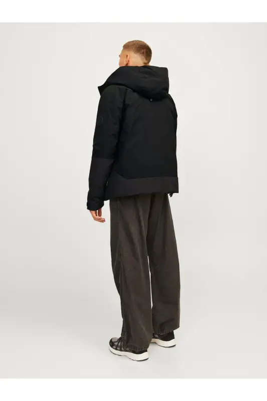 Jack&jones Aiden Transitional Men's Black Hooded Jacket-Black - 2