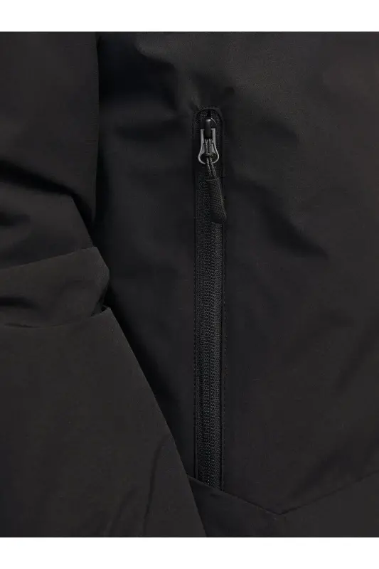 Jack&jones Aiden Transitional Men's Black Hooded Jacket-Black - 4
