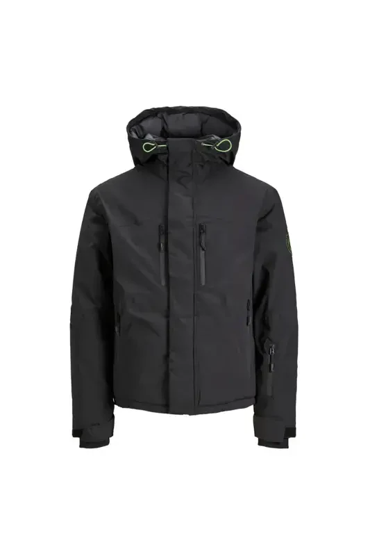 Jack&Jones Alpine Erkaklar uchun Qora Kaputli Ko'ylagi - 1