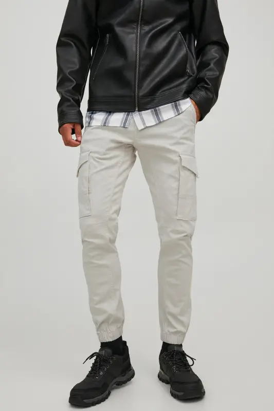 Jack&jones Beige Men's Cargo Pants 12139912-Beige - JACK & JONES