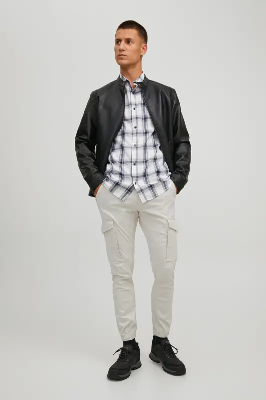 Jack&jones Beige Men's Cargo Pants 12139912-Beige - 4