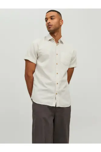 Jack&jones Erkek Gömlek 12235362-Beyaz - 1