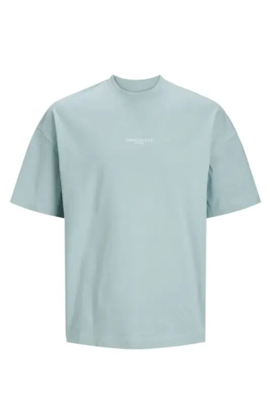 Jack&Jones Bisiklet Yaka Rahat Kesim Su Yeşili Erkek T-Shirt 12251774 - Su Yeşili - Jack & Jones