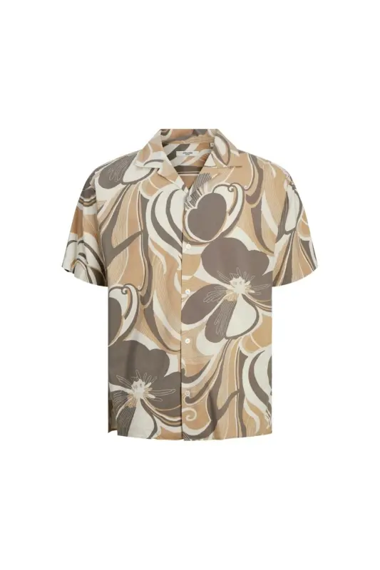 Jack&Jones Blapalma Resort Men's Classic Collar Shirt - 1