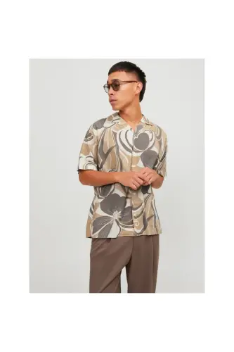 Jack&Jones Blapalma Resort Men's Classic Collar Shirt - JACK & JONES (1)