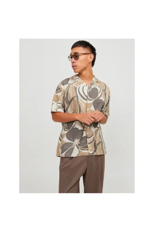 Jack&Jones Blapalma Resort Men's Classic Collar Shirt - 2