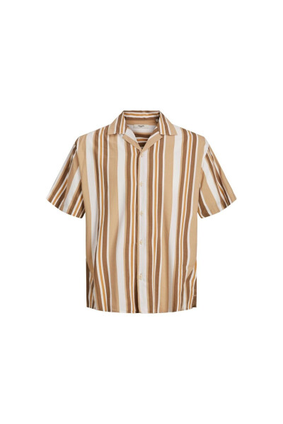 Jack&Jones Blatropic Resort Relax Erkek Çizgili Gömlek-Çok Renkli 