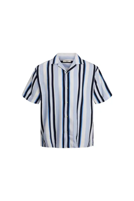 Jack&Jones Blatropic Resort Relax Erkek Çizgili Gömlek-Çok Renkli - JACK & JONES