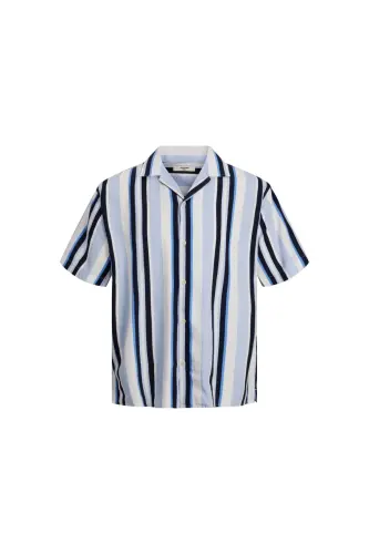 Jack&Jones Blatropic Resort Relax Erkek Çizgili Gömlek-Çok Renkli 