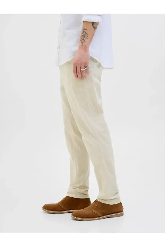 Jack&Jones Dar kesim chino pantolon-BEJ - 6