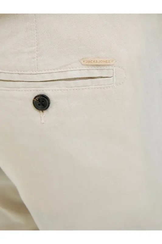 Jack&Jones Dar kesim chino pantolon-BEJ - 7