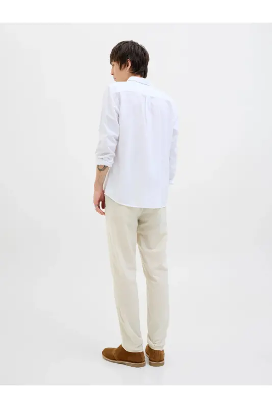Jack&Jones Dar kesim chino pantolon-BEJ - 2