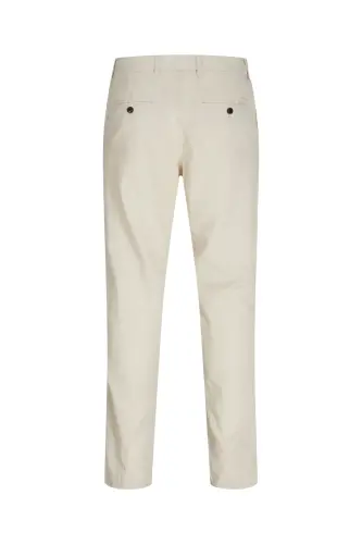 Jack&Jones Dar kesim chino pantolon-BEJ - 4