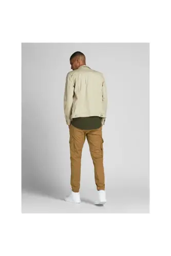 Jack&jones Erkaklar Kargo Shim 12139912-Taba - 4