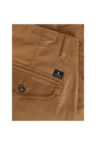 Jack&jones Erkaklar Kargo Shim 12139912-Taba - 7