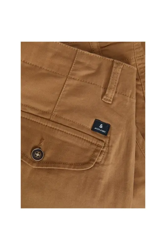 Jack&jones Erkaklar Kargo Shim 12139912-Taba - 7