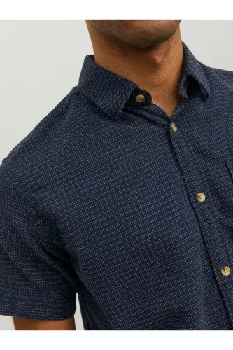 Jack&jones Erkaklar Köynəyi 12235362 - To'q ko'k - 6