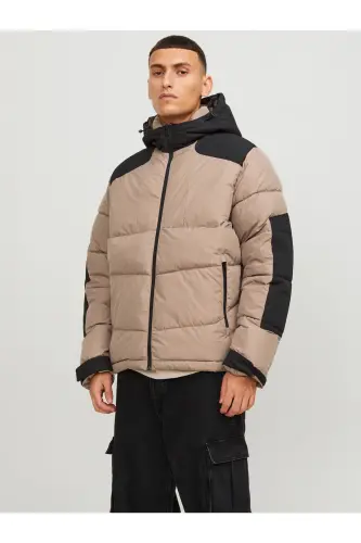 Jack&jones Erkaklar Mont 12214648-Vizon 