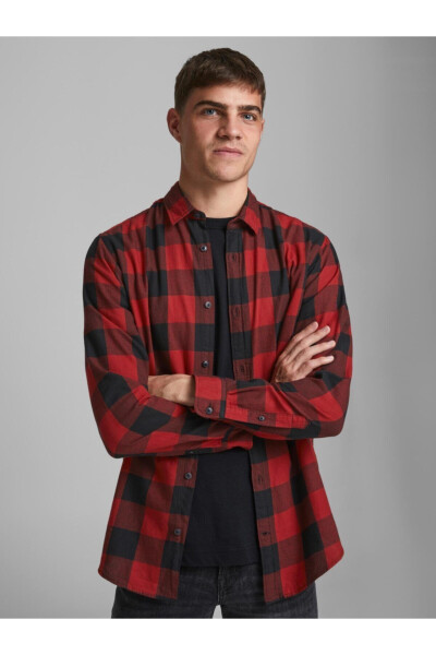 Jack&Jones Erkaklar uchun Gingham Twill Ko'ylak L/S - 3