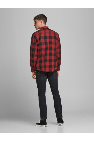 Jack&Jones Erkaklar uchun Gingham Twill Ko'ylak L/S - 4