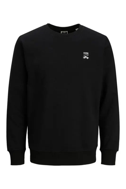 Jack&Jones Erkaklar uchun Svetshot 12223238 - Qora - JACK & JONES