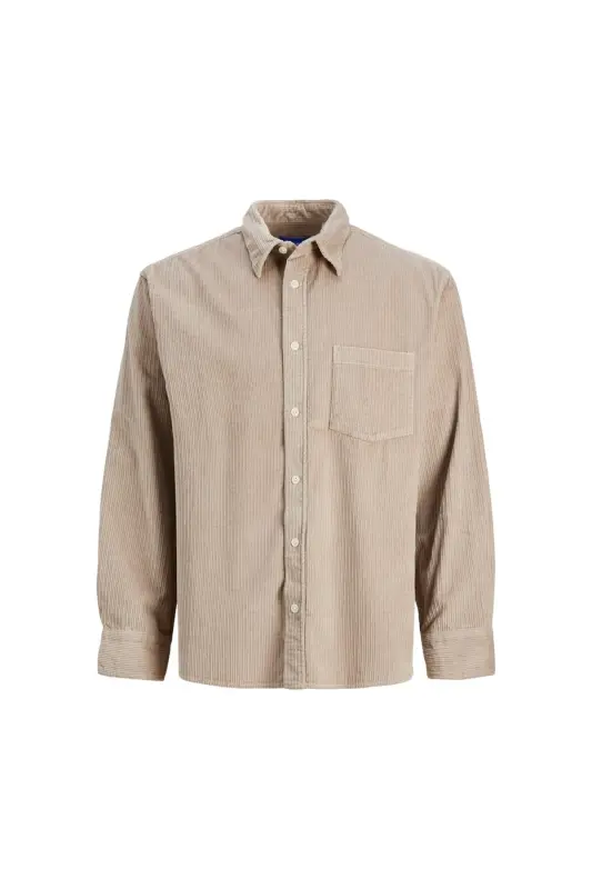 Jack&Jones Erkaklar uchun Vizon Oversize Ko'ylak (12239321) - 3