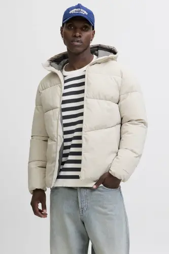 Jack&Jones Global Erkaklar Kurtkasi 12283517 MOONBEAM - Moonbeam 