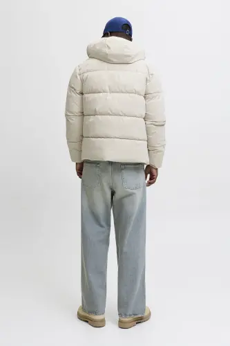Jack&Jones Global Men's Coat 12283517 MOONBEAM - Moonbeam - 6