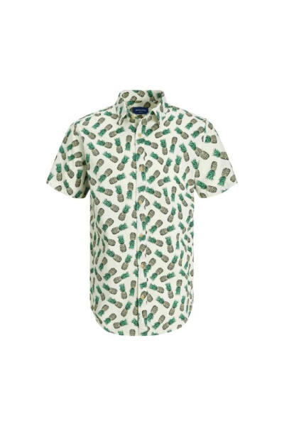 Jack&Jones James Palma Conv Erkaklar uchun yashil naqshli ko'ylak - 5