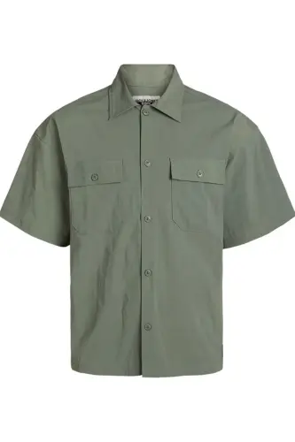 JACK&JONES JCOALTITUDE Ko'ylak, Keng o'lchamli, Yashil - 4
