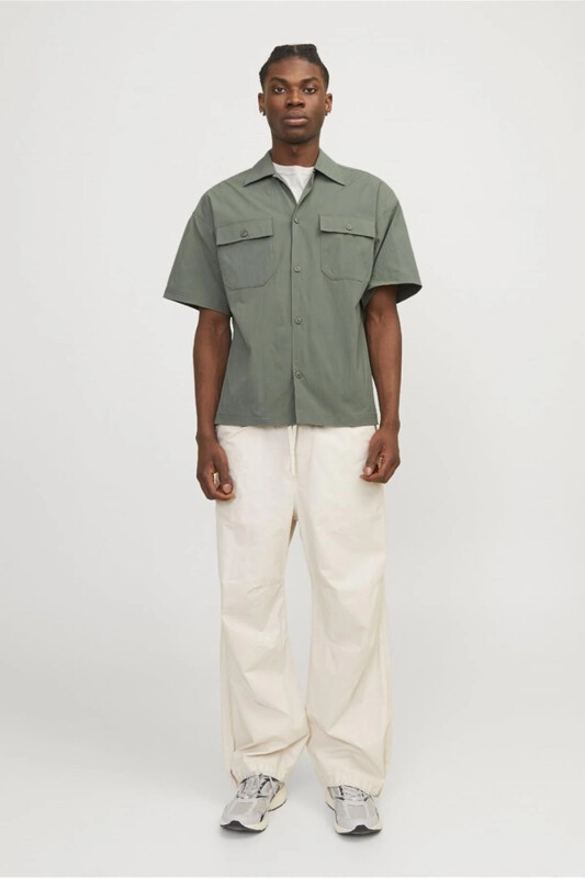 JACK&JONES JCOALTITUDE Shirt, Oversized, Green - 1