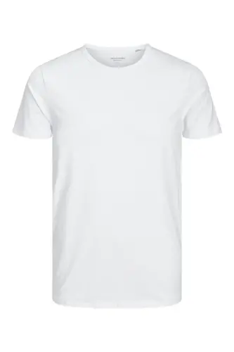 Jack&jones Jjebasic O-neck Tee S/s Noos Erkak T-shirt-12058529-BEYAZ - 4