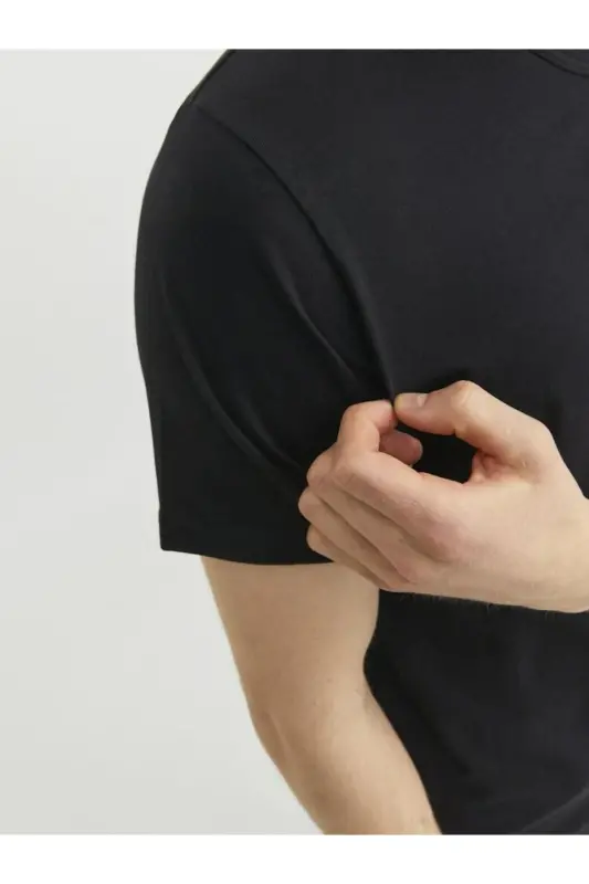 Jack&jones Jjebasic O-neck Tee S/s Noos Erkek T-shirt-12058529-SIYAH - 7