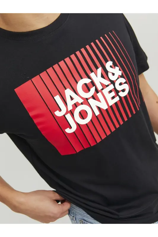 Jack&jones Jjecorp Logo Tee Play Ss O-neck Noos-qora - 5