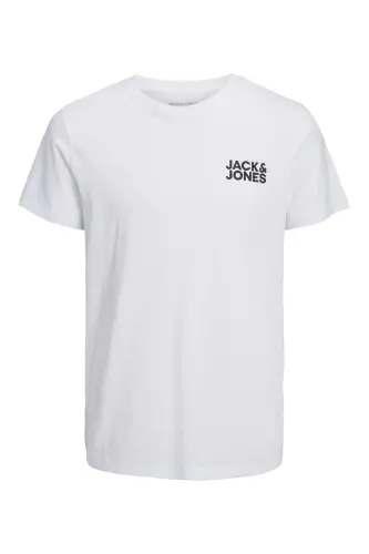 Jack&jones Jjecorp Logo Tee Ss O-neck Noos Erkek T-shirt 12151955-White - 2