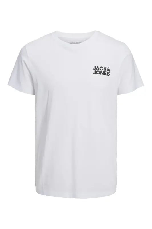 Jack&jones Jjecorp Logo Tee Ss O-neck Noos Erkek T-shirt 12151955-White - 2