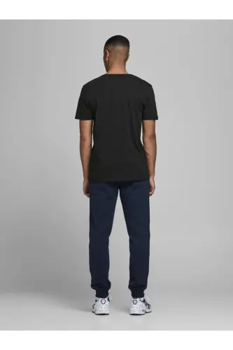 JACK&JONES JJECORP LOGO TEE SS O-NECK NOOS SIFIR YAKA ERKEK T-SHIRT-Siyah - JACK & JONES (1)