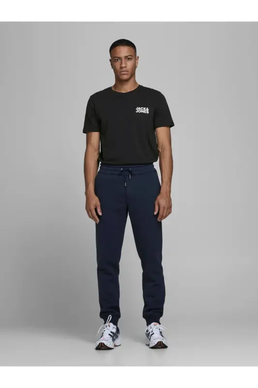 JACK&JONES JJECORP LOGO TEE SS O-NECK NOOS SIFIR YAKA ERKEK T-SHIRT-Siyah - 3