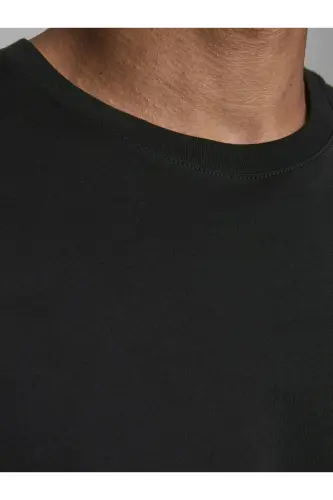 JACK&JONES JJECORP LOGO TEE SS O-NECK NOOS SIFIR YAKA ERKEK T-SHIRT-Siyah - 5