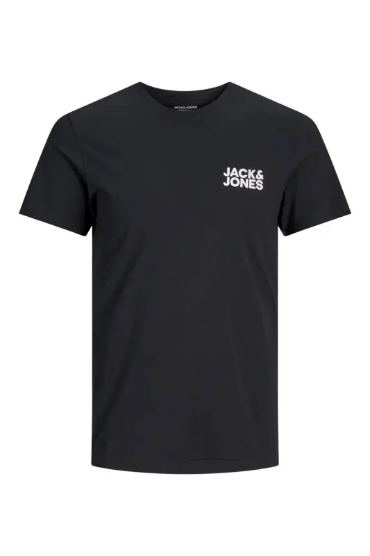 JACK&JONES JJECORP LOGO TEE SS O-NECK NOOS SIFIR YAKA ERKEK T-SHIRT-Siyah - 7