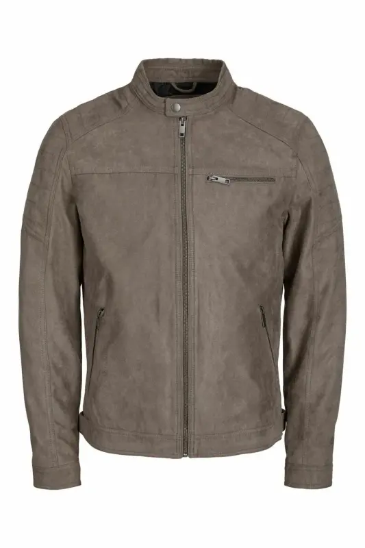 Jack&jones Jjerocky Jacket Noos Erkak Kurtka-Ochiq Jigarrang - 10