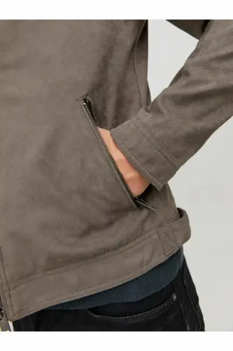 Jack&jones Jjerocky Jacket Noos Erkak Kurtka-Ochiq Jigarrang - 12